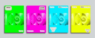 Yaratıcı renkli kapak. Kapak tasarımı.