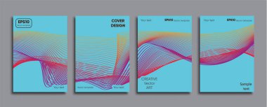 Yaratıcı renkli kapak. Kapak tasarımı.