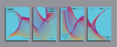 Yaratıcı renkli kapak. Kapak tasarımı.