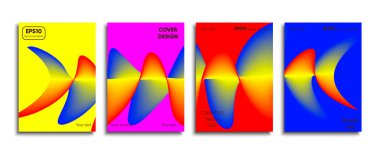 Yaratıcı renkli kapak. Kapak tasarımı.