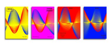 Yaratıcı renkli kapak. Kapak tasarımı.