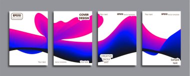 Yaratıcı renkli kapak. Kapak tasarımı.