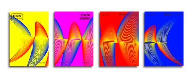 Yaratıcı renkli kapak. Kapak tasarımı.