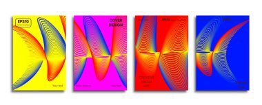 Yaratıcı renkli kapak. Kapak tasarımı.