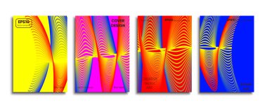 Yaratıcı renkli kapak. Kapak tasarımı.