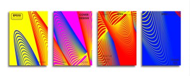 Yaratıcı renkli kapak. Kapak tasarımı.