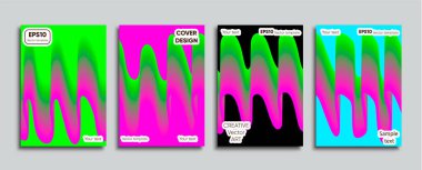 Yaratıcı renkli kapak. Kapak tasarımı.