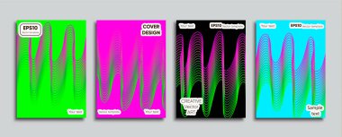 Yaratıcı renkli kapak. Kapak tasarımı.