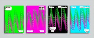 Yaratıcı renkli kapak. Kapak tasarımı.