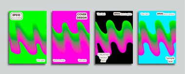 Yaratıcı renkli kapak. Kapak tasarımı.