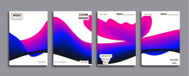 Yaratıcı renkli kapak. Kapak tasarımı.