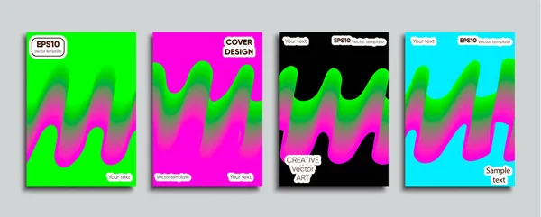 Kreativer Farbiger Einband Cover Design — Stockvektor
