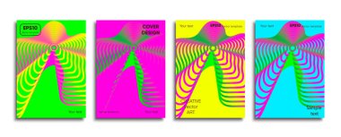 Yaratıcı renkli kapak. Kapak tasarımı.