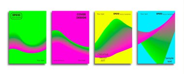 Yaratıcı renkli kapak. Kapak tasarımı.