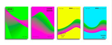 Yaratıcı renkli kapak. Kapak tasarımı.