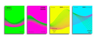 Yaratıcı renkli kapak. Kapak tasarımı.