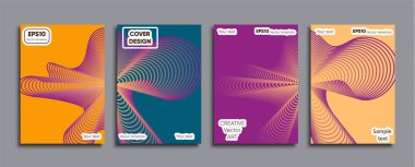 Yaratıcı renkli kapak. Kapak tasarımı.