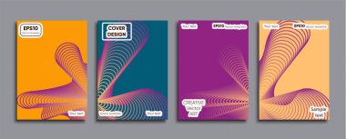 Yaratıcı renkli kapak. Kapak tasarımı.