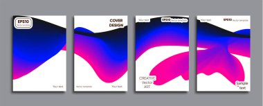 Yaratıcı renkli kapak. Kapak tasarımı.