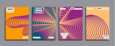 Yaratıcı renkli kapak. Kapak tasarımı.