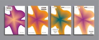 Yaratıcı renkli kapak. Kapak tasarımı.