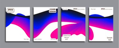 Yaratıcı renkli kapak. Kapak tasarımı.