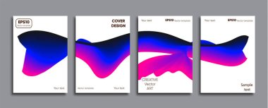 Yaratıcı renkli kapak. Kapak tasarımı.