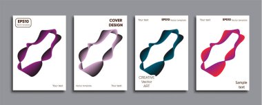 Yaratıcı renkli kapak. Kapak tasarımı.