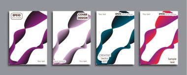 Yaratıcı renkli kapak. Kapak tasarımı.