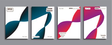 Yaratıcı renkli kapak. Kapak tasarımı.