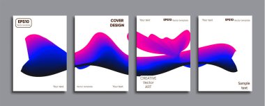 Yaratıcı renkli kapak. Kapak tasarımı.