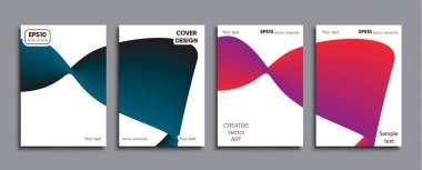 Yaratıcı renkli kapak. Kapak tasarımı.