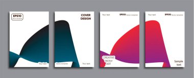 Yaratıcı renkli kapak. Kapak tasarımı.