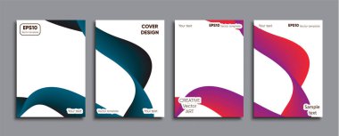 Yaratıcı renkli kapak. Kapak tasarımı.