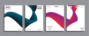 Yaratıcı renkli kapak. Kapak tasarımı.