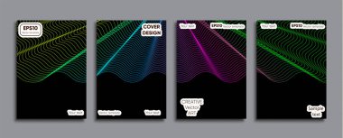 Yaratıcı renkli kapak. Kapak tasarımı.