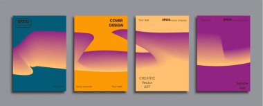 Yaratıcı renkli kapak. Kapak tasarımı.