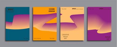 Yaratıcı renkli kapak. Kapak tasarımı.