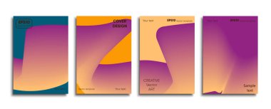 Yaratıcı renkli kapak. Kapak tasarımı.