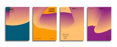 Yaratıcı renkli kapak. Kapak tasarımı.