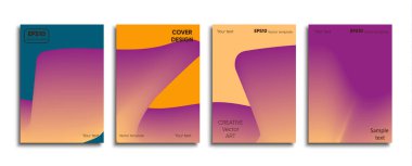 Yaratıcı renkli kapak. Kapak tasarımı.