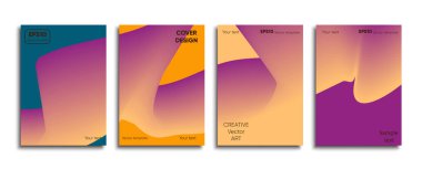 Yaratıcı renkli kapak. Kapak tasarımı.