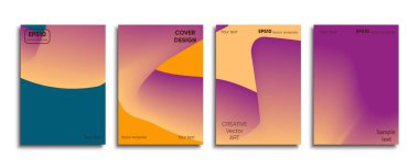 Yaratıcı renkli kapak. Kapak tasarımı.