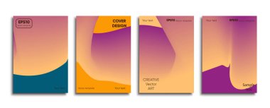 Yaratıcı renkli kapak. Kapak tasarımı.