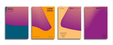 Yaratıcı renkli kapak. Kapak tasarımı.