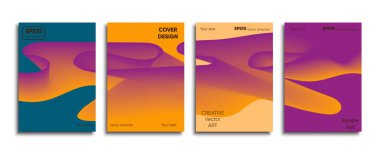 Yaratıcı renkli kapak. Kapak tasarımı.