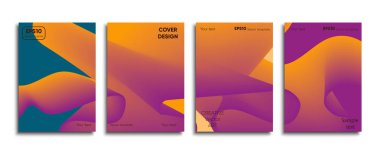 Yaratıcı renkli kapak. Kapak tasarımı.
