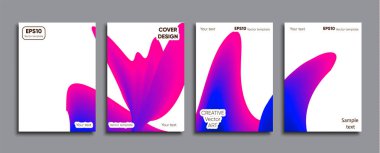 Yaratıcı renkli kapak. Kapak tasarımı.