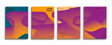 Yaratıcı renkli kapak. Kapak tasarımı.