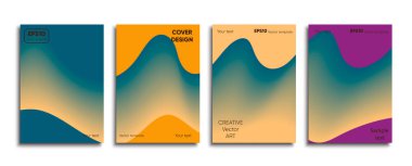 Yaratıcı renkli kapak. Kapak tasarımı.